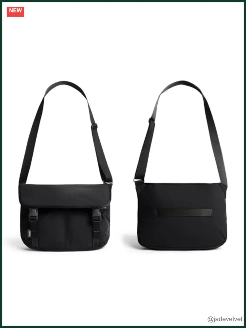 Lightweight Messenger Bag with Shoulder Strap, 12L, Adjustable